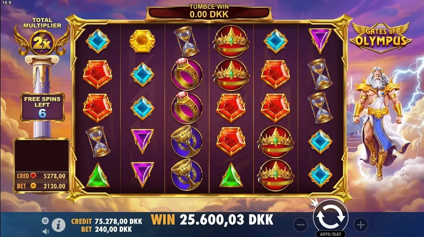 Gates of Olympus Super Scatter da DK play