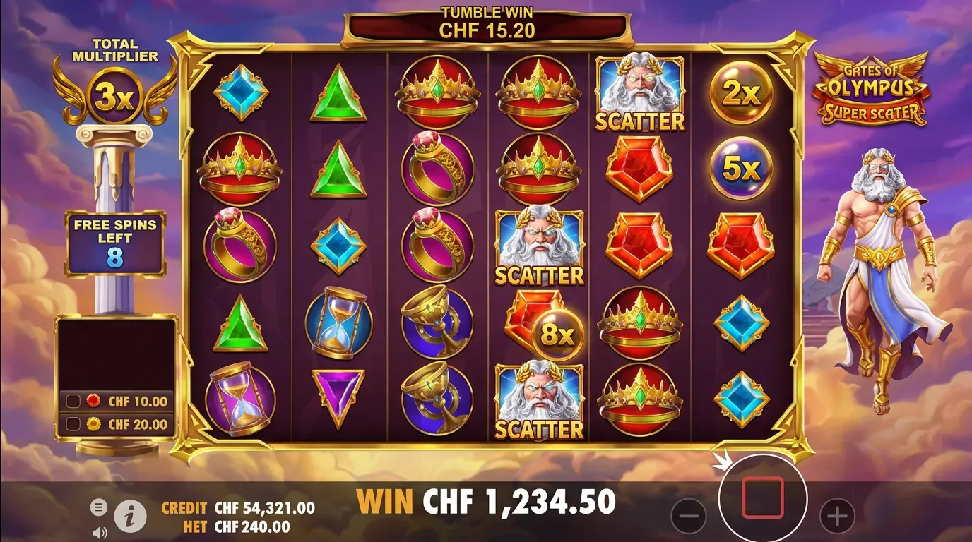 Gates of Olympus Super Scatter de CH play