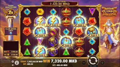 Gates of Olympus Super Scatter mk MK feature